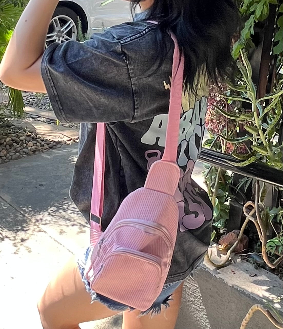 Baby Pink Mini Backpack